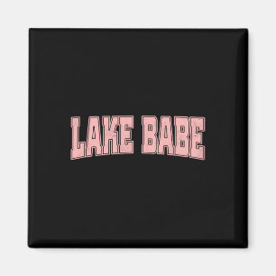 Lake Babe Life Summer Vacation Beach  Magnet