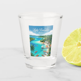 Lake Bacalar (Lagoon of Seven Colours) Mexico Shot Glass