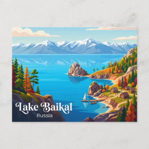 Lake Baikal Russia Postcard