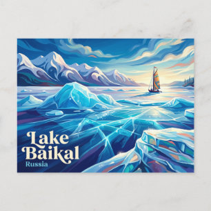Lake Baikal Russia Postcard