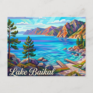 Lake Baikal Russia Postcard