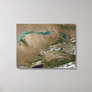 Lake Balkhash in eastern Kazakhstan Canvas Print