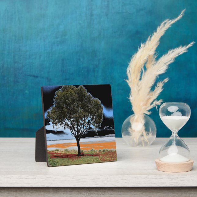 Lake Beeac Solo Tree Plaque (Insitu)