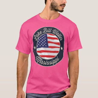 Lake Bill Waller - Patriotic Mississippi Souvenir T-Shirt