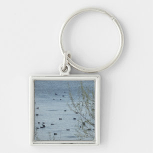 Lake Birds Keychain