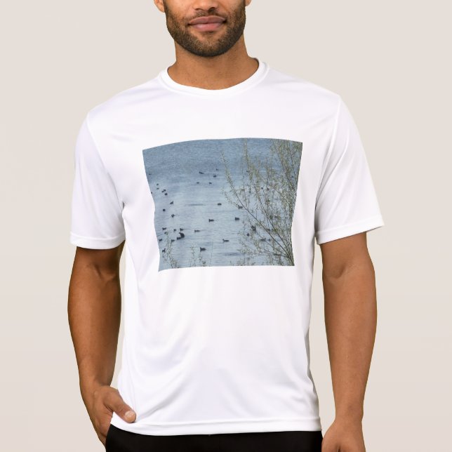 Lake Birds Mens Performance T-Shirt (Front)