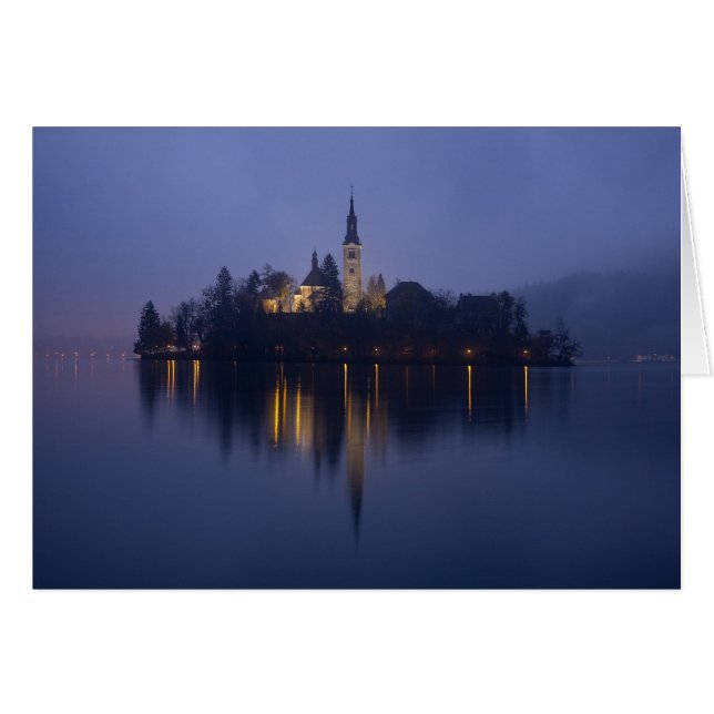 Lake Bled Card (Front Horizontal)