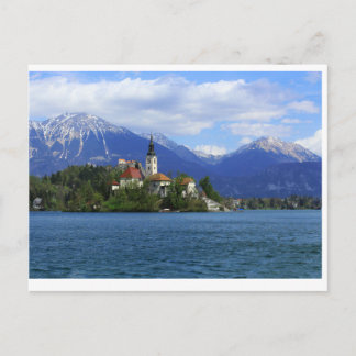 Lake Bled Island - the Treasure of Slovenia Postcard