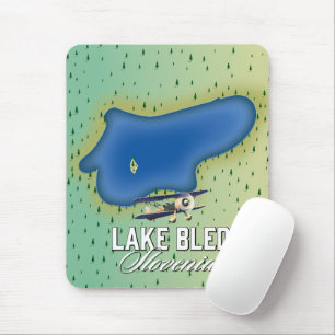 Lake Bled Slovenia Mouse Pad