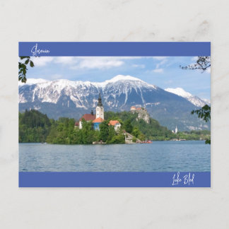 Lake Bled, Slovenia Postcard