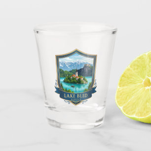 Lake Bled Slovenia Shot Glass