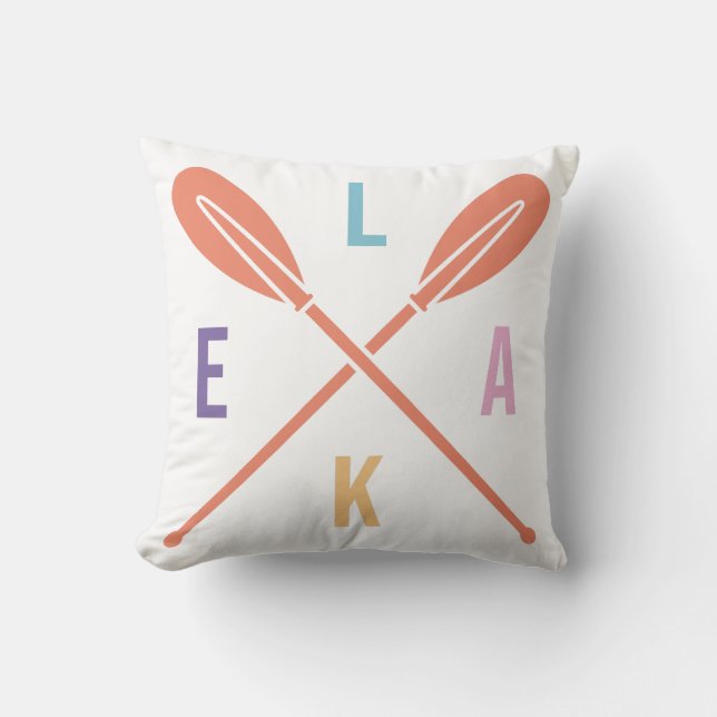 Lake Boat Paddles Cushion (Front)