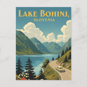Lake Bohinj Slovenia Postcard
