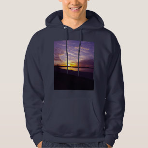 Lake_Bonney,_Australia,_Navy_Hooded_Sweatshirt Hoodie