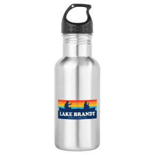 Lake Brandt North Carolina Canoe 532 Ml Water Bottle