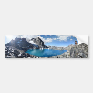 Lake Catherine and Banner Peak - Sierra Nevada Bumper Sticker