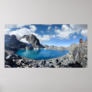 Lake Catherine and Banner Peak - Sierra Nevada Poster