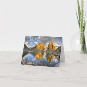 Lake Catherine Banner Ritter Sunset - Sierra Card