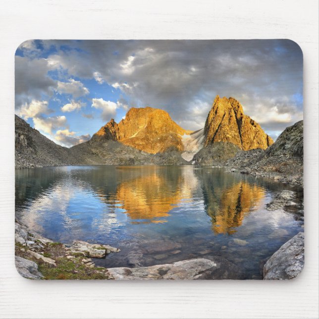 Lake Catherine Banner Ritter Sunset - Sierra Mouse Pad (Front)