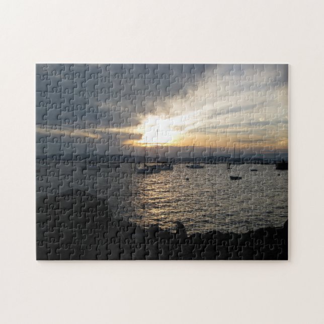Lake Champlain at Sunset Puzzle (Horizontal)