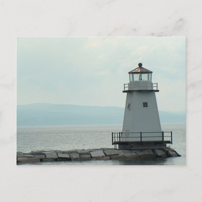 Lake Champlain Lighthouse postcard (Front)