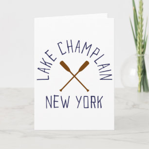 Lake Champlain New York Outdoors Vintage  Card