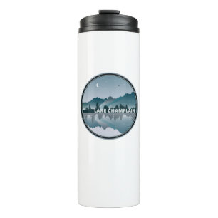 Lake Champlain New York Vermont Reflection Thermal Tumbler