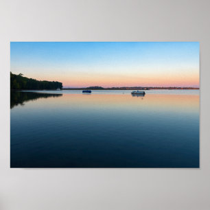 lake champlain sunrise in saint albans bay poster