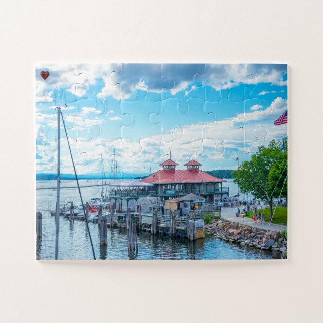 Lake Champlain Vermont Jigsaw Puzzle (Horizontal)