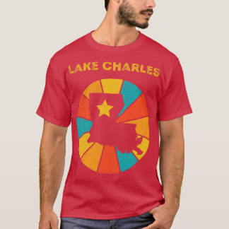 Lake Charles Vintage Distressed Souvenir 1 T-Shirt