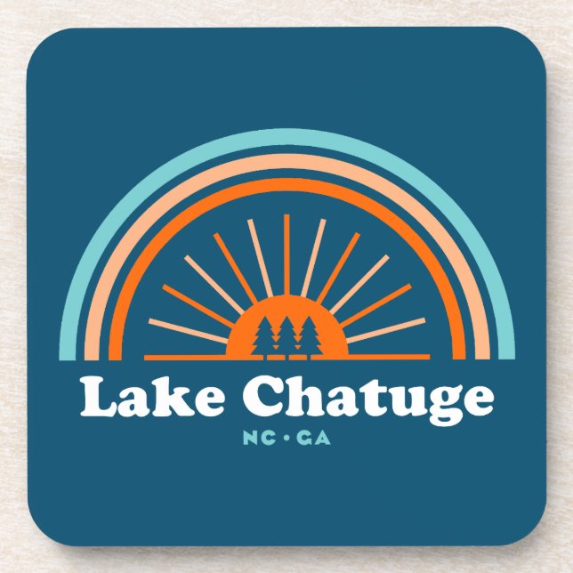 Lake Chatuge North Carolina Georgia Rainbow Coaster (Front)