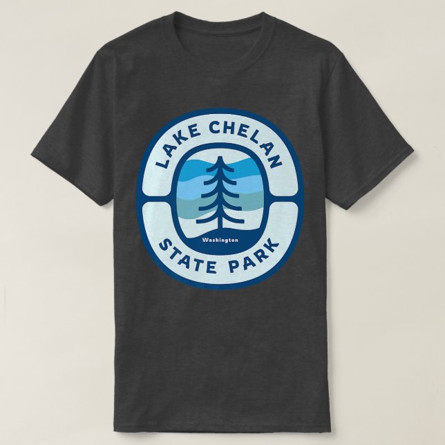 Lake Chelan State Park Washington WA Vacation Souv T-Shirt (Design Front)