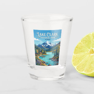 Lake Clark National Park and Preserve Alaska Shot Glass