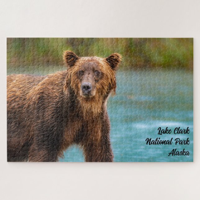 Lake Clark National Park Grizzly Bear Jigsaw Puzzle (Horizontal)