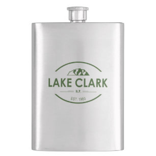 Lake Clark National Park Hip Flask