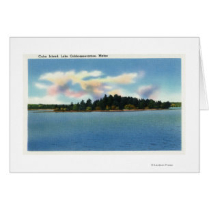 Lake Cobbosseecontee View of Cuba Island