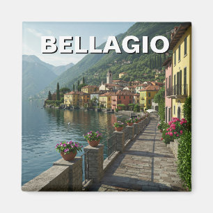 Lake Como Bellagio Italy Travel Magnet