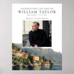 Lake Como Celebration Of Life Photo Welcome Sign