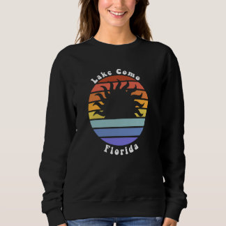 Lake Como Florida FL Sunset Souvenir Vacation Sweatshirt