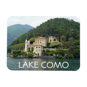 Lake Como island fridge magnet
