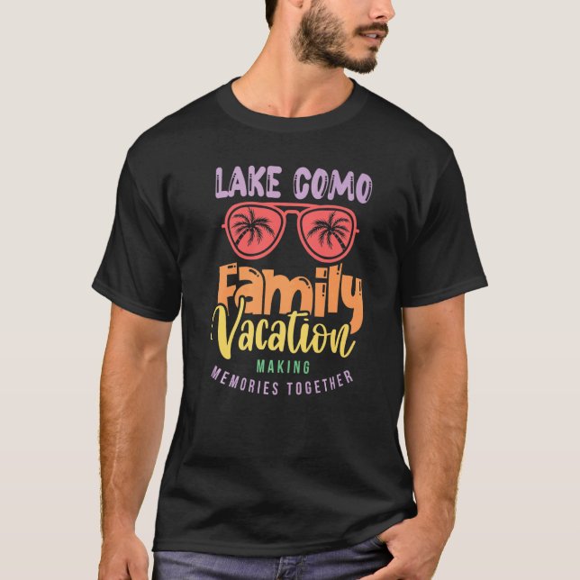 Lake Como Italy Family Vacation Matching Outfit T-Shirt (Front)