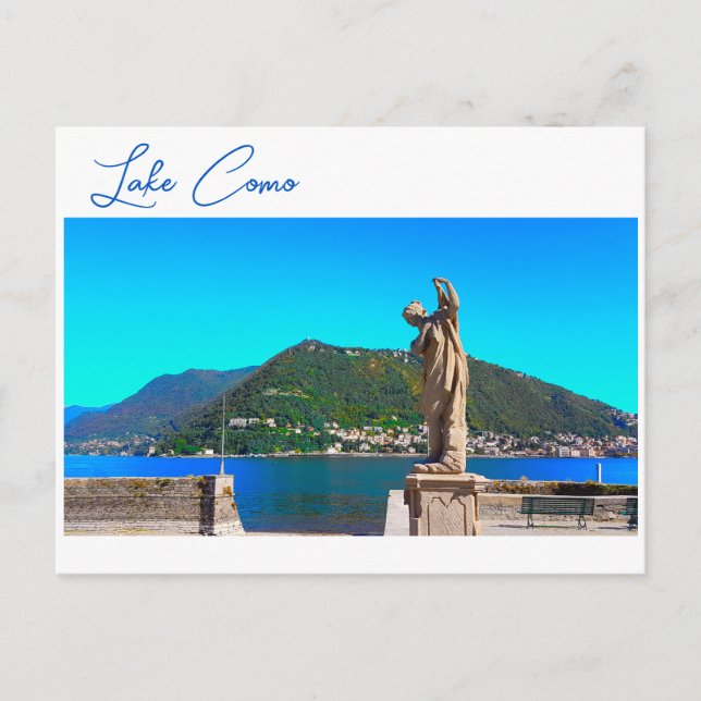 Lake Como Italy Landscape Mountain Views Postcard (Front)