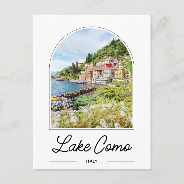 Lake Como Italy Postcard (Front)