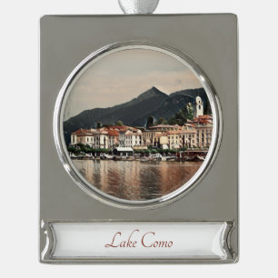 Lake Como, Italy Travel Art Watercolor Ornament