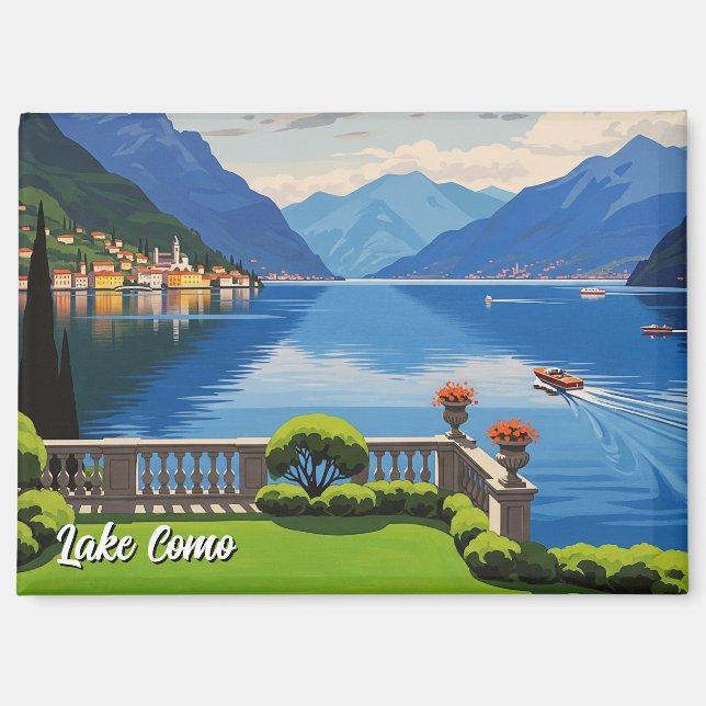 Lake Como Italy Travel Magnet (Front)