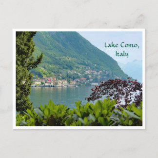 "Lake Como, Italy/ Village Across the Lake" Postcard