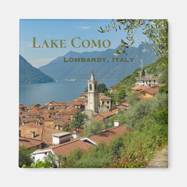 Lake Como Lombardy Italy Magnet (Front)