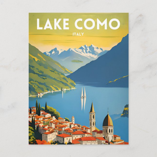 Lake Como Postcard (Front)
