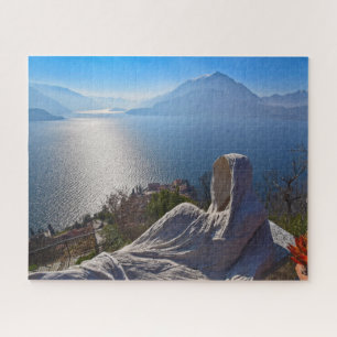 Lake Como - Vezio Ghosts - Italy - 16x20 - 520 pc Jigsaw Puzzle