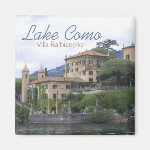 Lake Como Villa Balbianello Travel Photo Magnet
